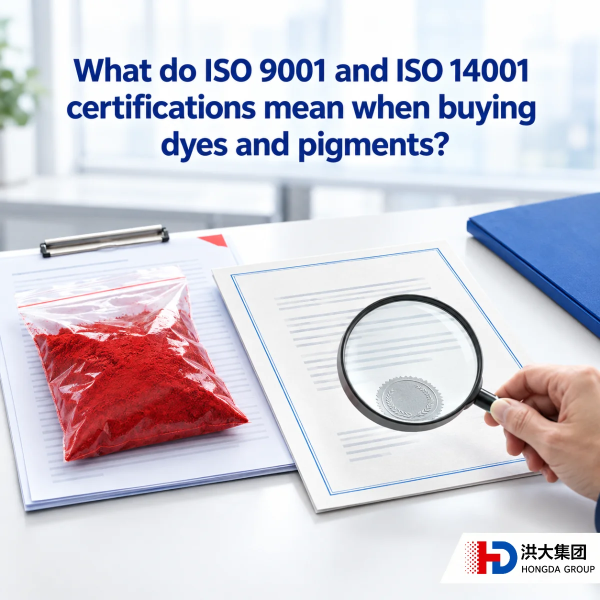 What Do ISO 9001 and ISO 14001 Certifications Mean When Buying Dyes and Pigments?