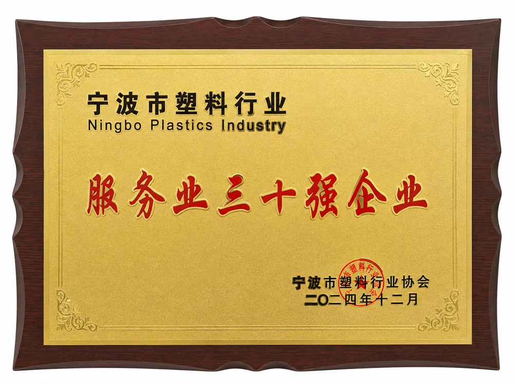 Top 30 de servicios del plástico en Ningbo