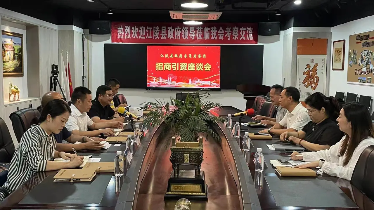 Investment delegation from Jiangling County visits our company