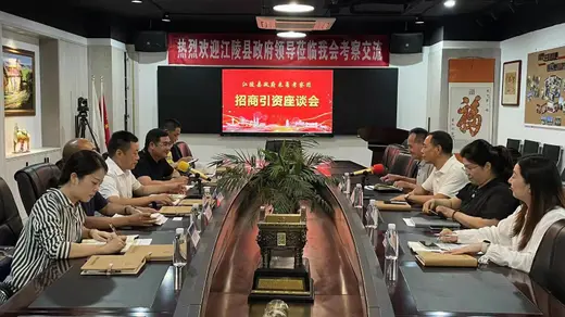 Investment delegation from Jiangling County visits our company