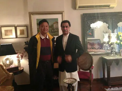 Presidente da Assembleia Nacional do Paquistão recebe nosso presidente, Yuan Junjie