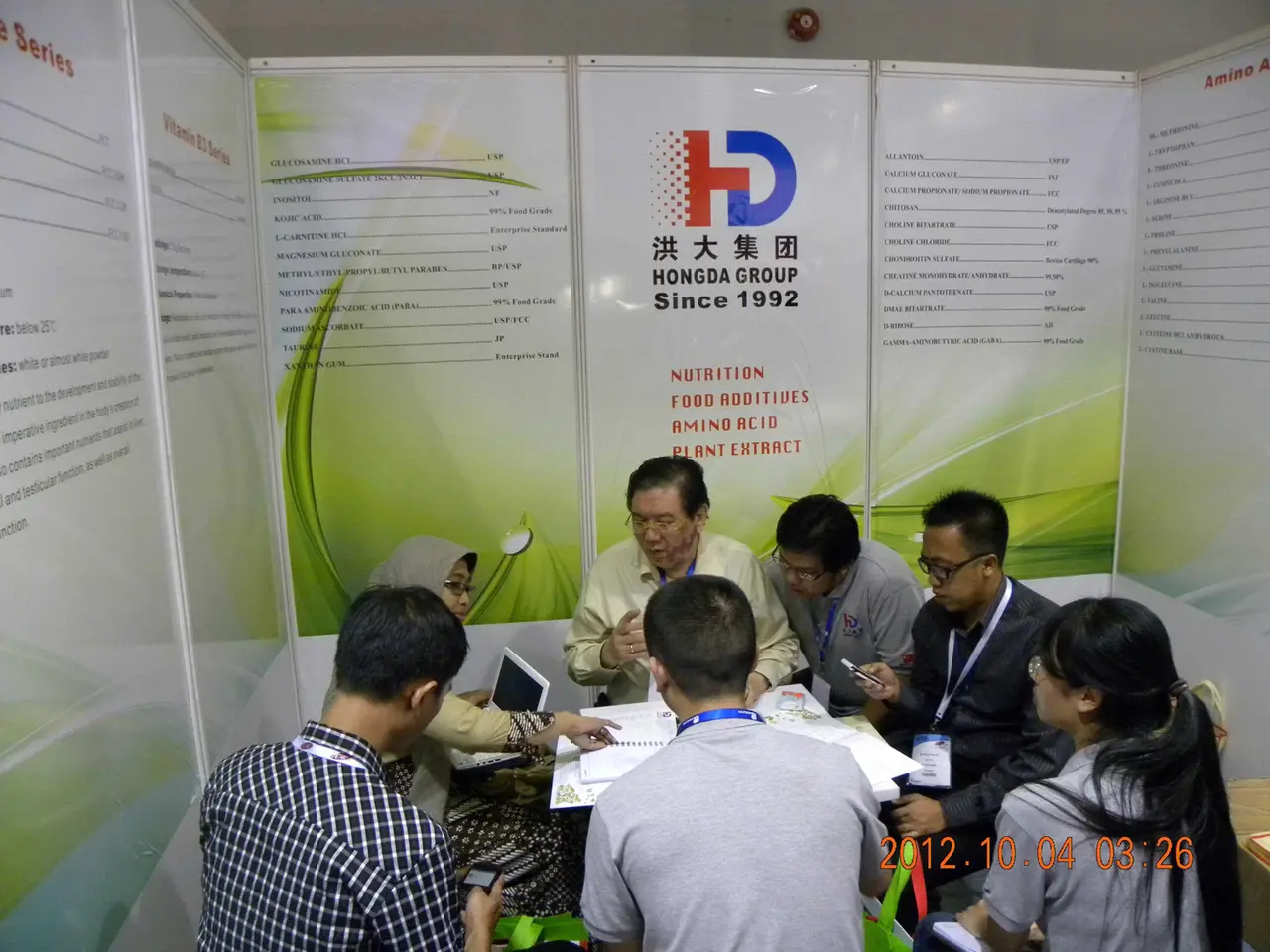 Hongda Exhibits at Food Ingredients Asia 2012
