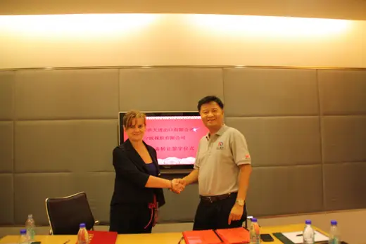 The Signing Ceremony for Acquisition Held