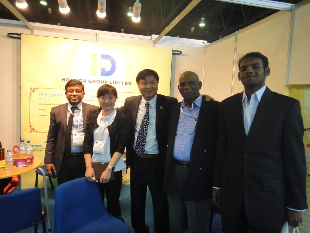Hongda tem participação de sucesso na Middle East Coatings Show 2012